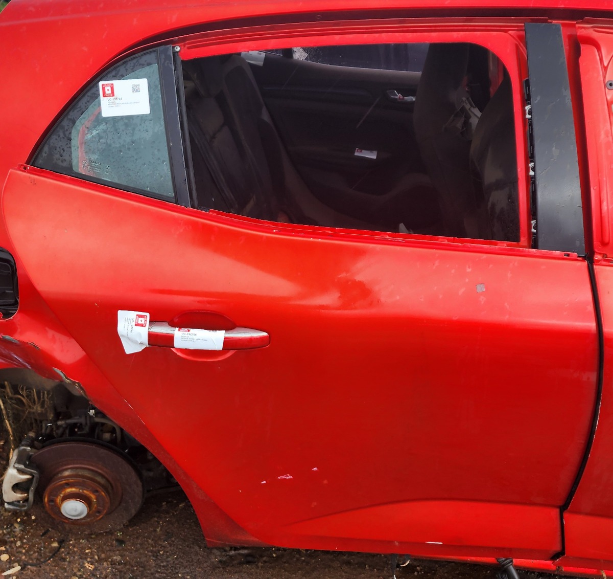 MEGANE 4 RIGHT REAR DOOR (SHELL)