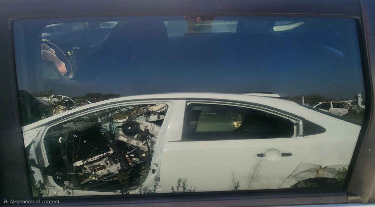 FR-V LEFT REAR DOOR GLASS