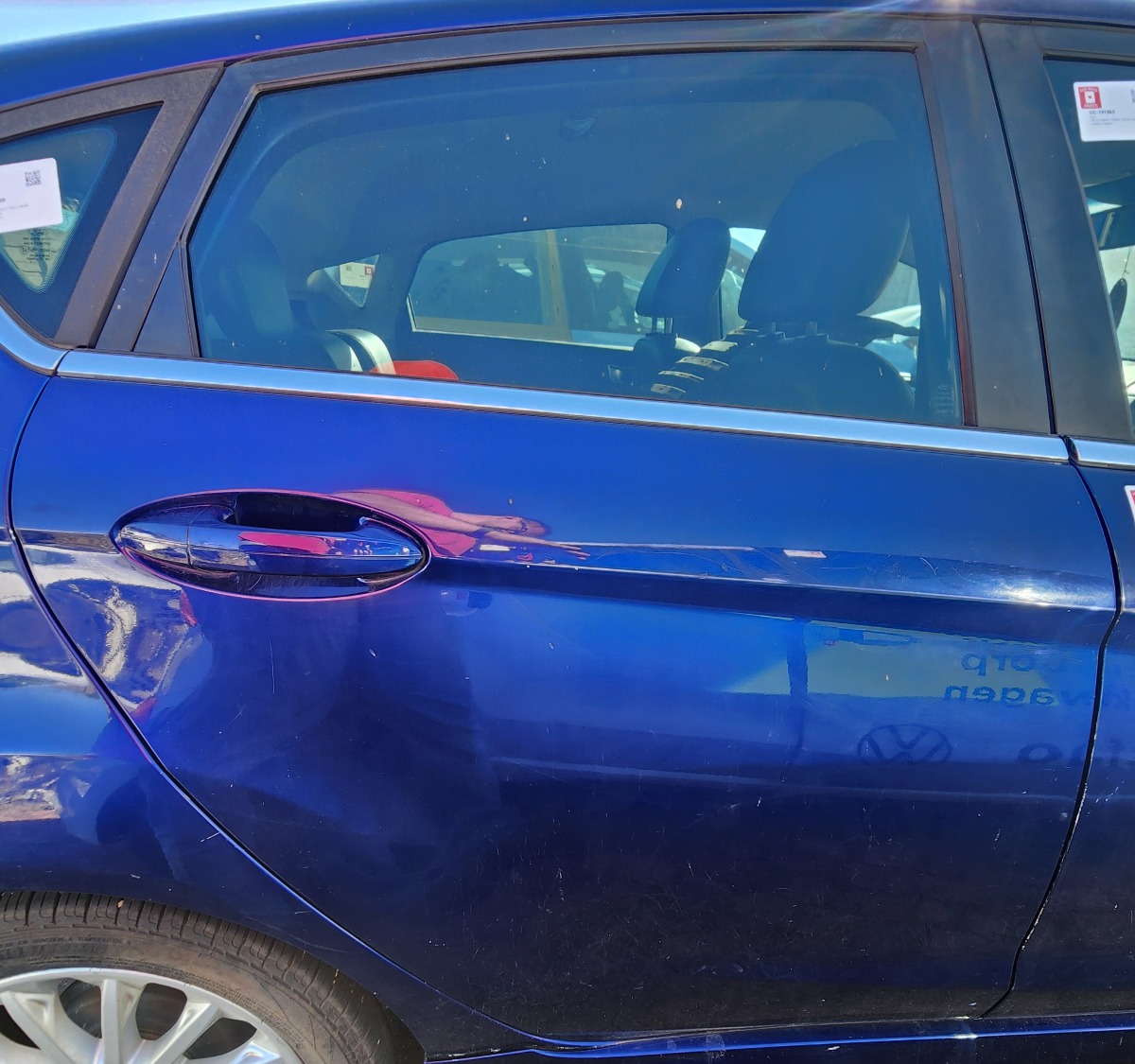 FIESTA RIGHT REAR DOOR (SHELL)