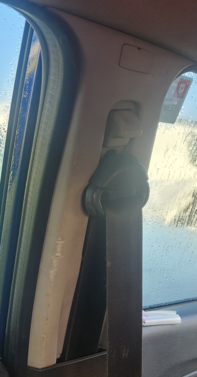 FIESTA MK4 LEFT UPPER B-PILLAR TRIM