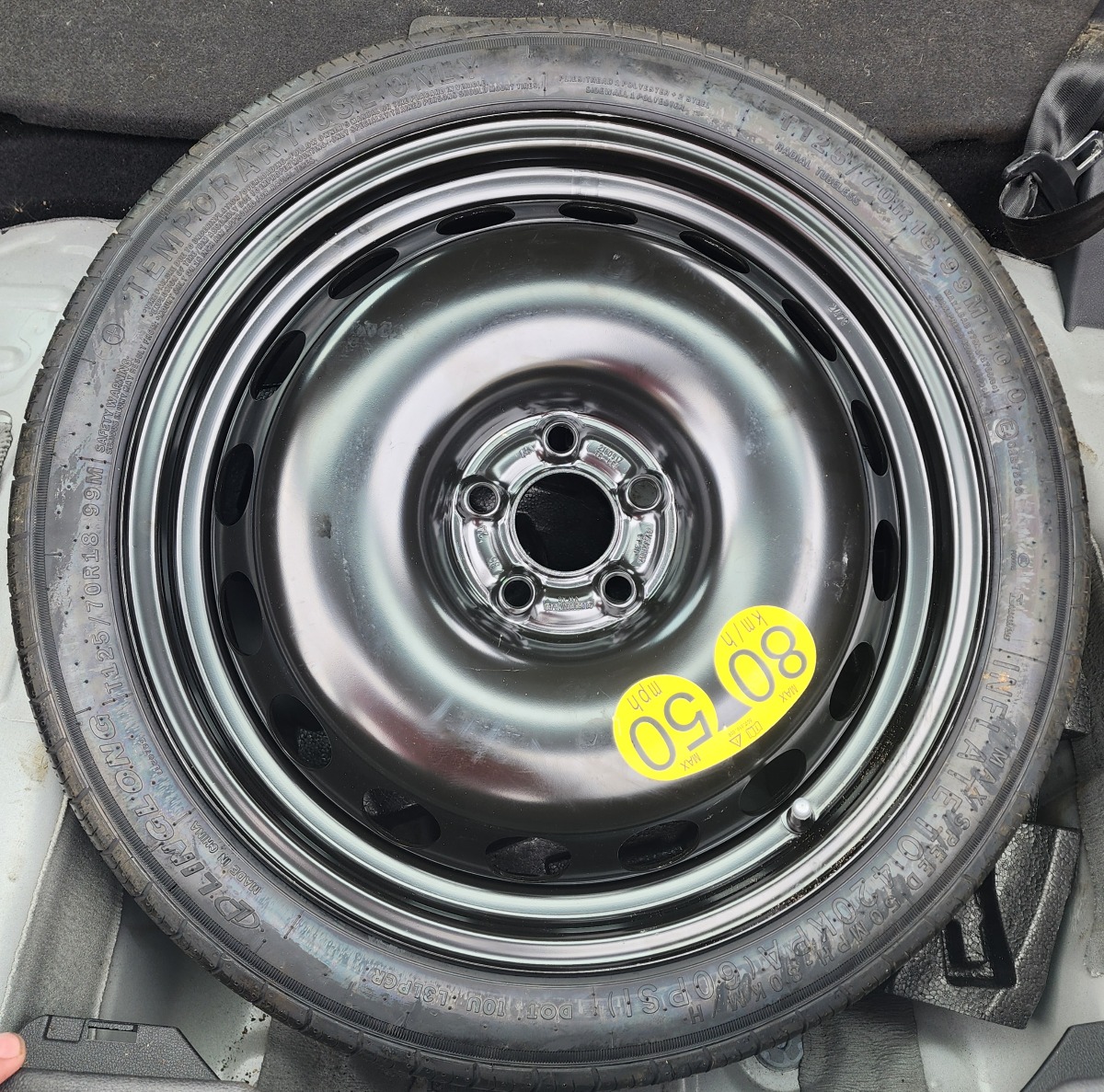 T-CROSS 18" SPACE SAVER SPARE WHEEL