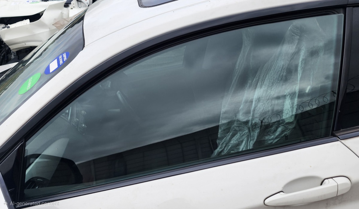 F22 LEFT DOOR GLASS