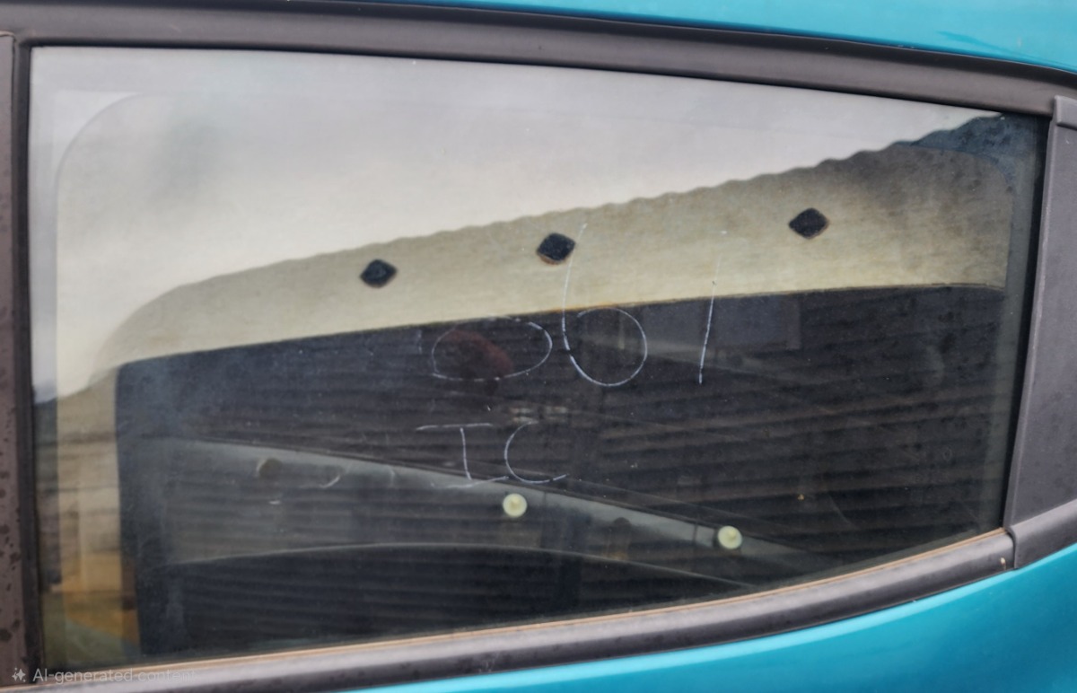 KWID LEFT REAR DOOR GLASS