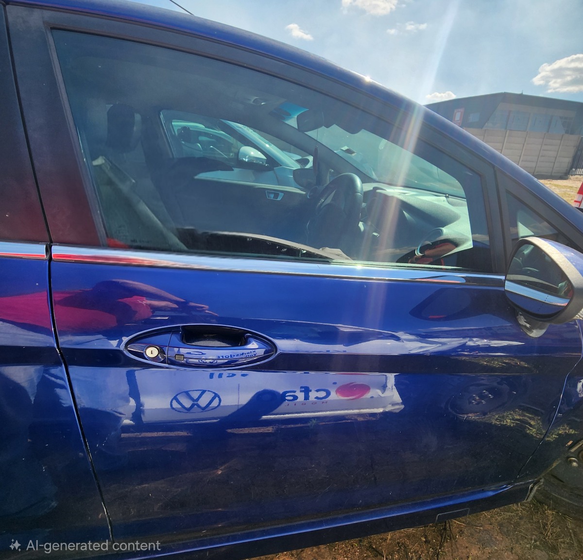 FIESTA ECOBOOST RIGHT FRONT DOOR (SHELL)