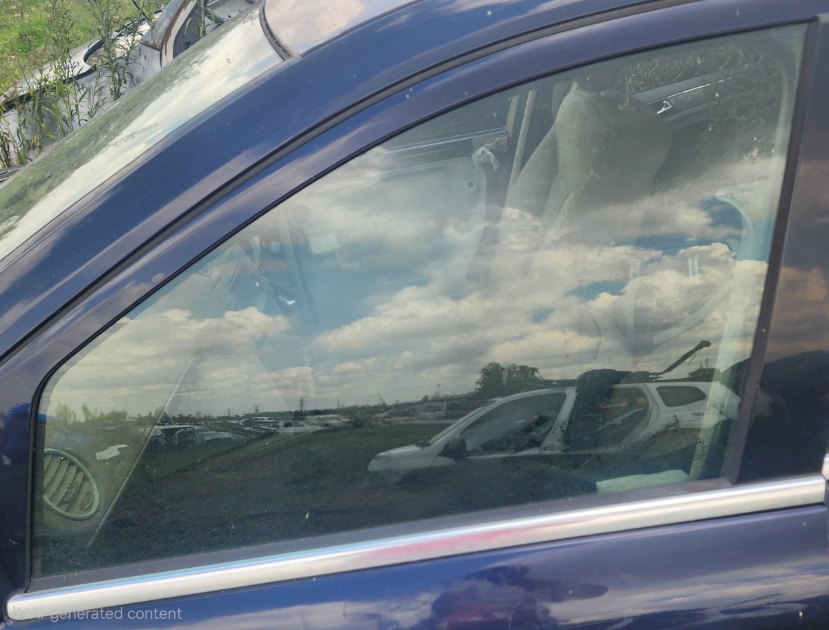 W164 LEFT FRONT DOOR GLASS