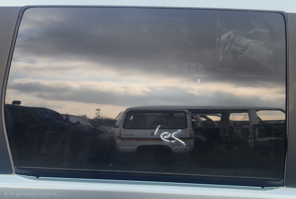 OUTLANDER RIGHT REAR DOOR GLASS
