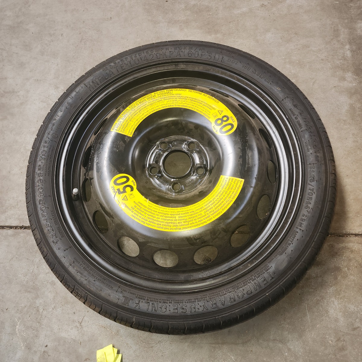 T-CROSS SPACE SAVER SPARE WHEEL