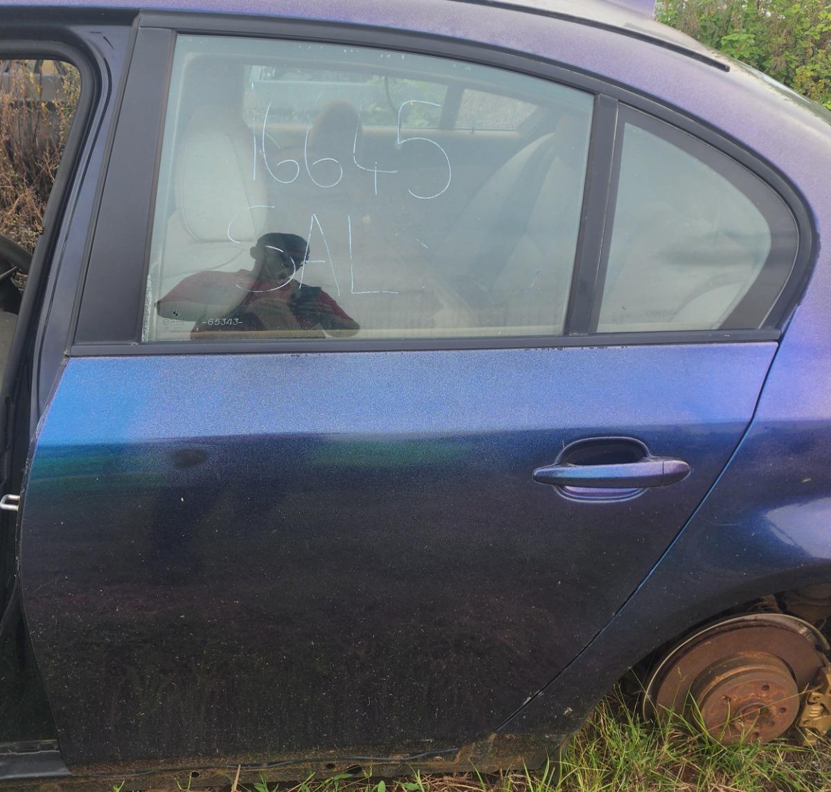 E60 LEFT REAR DOOR (SHELL)