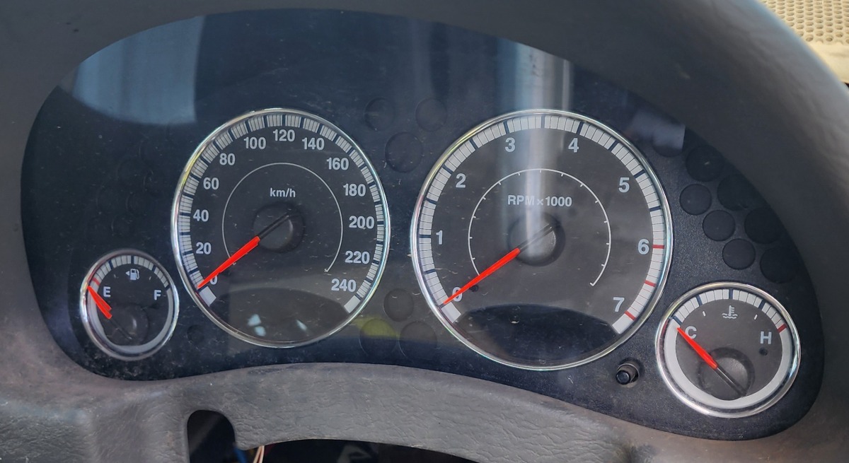 CHEROKEE SPEEDO CLUSTER