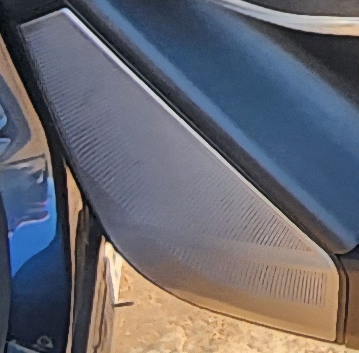 W166 GL63 RIGHT REAR SPEAKER GRILL