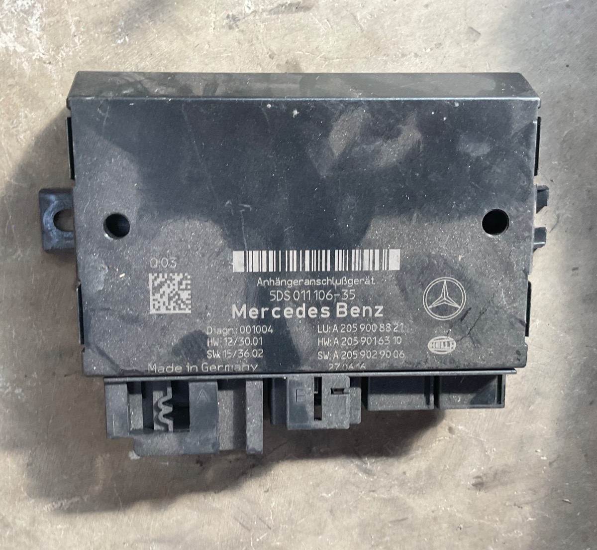 W253 TRAILER CONTROL UNIT MODULE