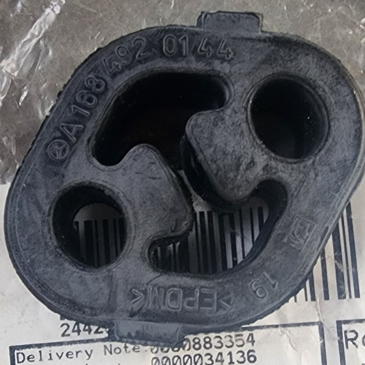 W168 Exhaust Rubber Mount