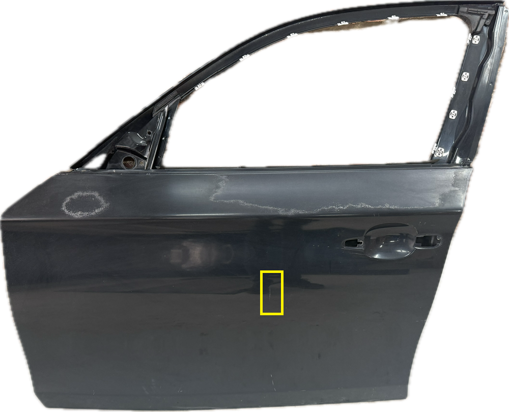 BMW 130i E87 LEFT FRONT DOOR SHELL HAS DENT