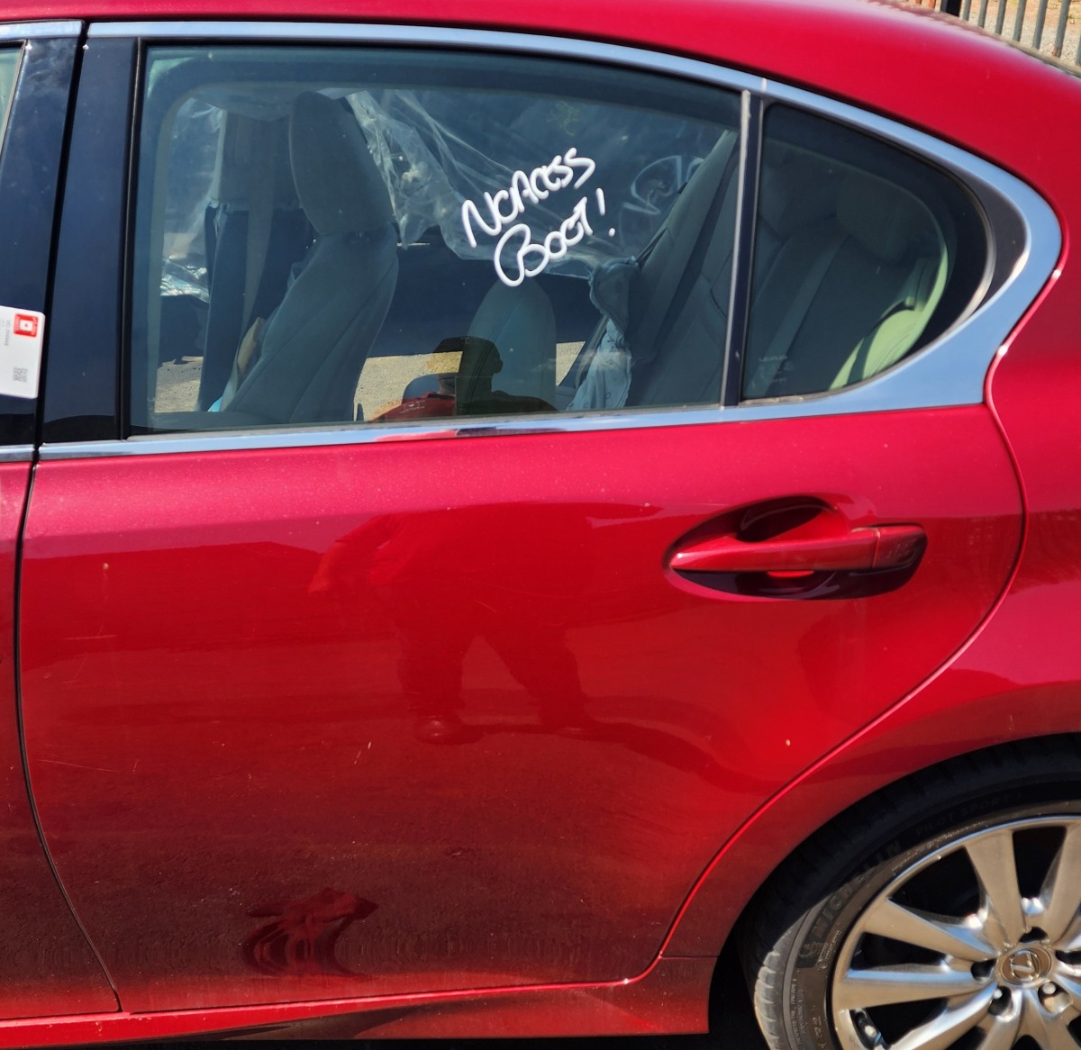 GS LEFT REAR DOOR (SHELL)
